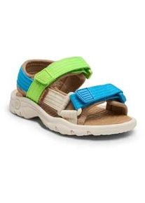 Sandale bisgaard "nico" Gr. 34, bunt (hellblau lime natur) Kinder Schuhe mit robuster EVA Innensohle