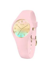 Ice Watch Quarzuhr ICE-WATCH "ICE horizon - Extra Small 3H" Armbanduhren rosa Kinder Armbanduhr, Kinderuhr, Mädchenuhr, Silikonarmband, Geschenkidee