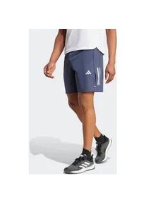 Shorts Adidas PERFORMANCE "GYM+ 3S WV SHT" Gr. L, N-Gr, blau (shadow navy) Herren Hosen