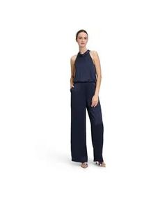 Overall Vera Mont "Vera Mont Jumpsuit mit Taschen" Gr. 44, Normalgrößen, blau (night sky) Damen Overalls Material