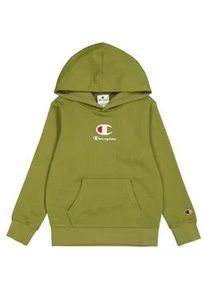 Kapuzensweatshirt Champion "Hooded Sweatshirt" Gr. L (152/158), grün (gnum) Kinder Sweatshirts