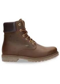 Schnürboots Panama Jack Gr. 42, braun (braun used) Herren Schuhe Blockabsatz, Schnürstiefelette, Outdoorschuh mit Logoprägung