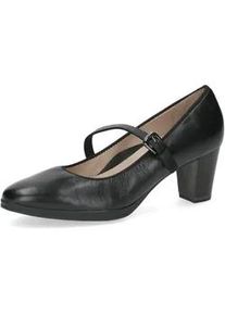 Spangenpumps Caprice Gr. 38,5, schwarz Damen Schuhe Blockabsatz, Festtagsmode, Pumps, in bequeme Weite