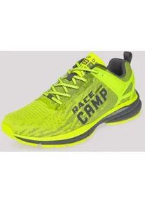 Sneaker CAMP DAVID Gr. 44, grün (neon lime) Herren Schuhe mit Wechselfußbett