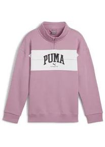 Sweatshirt Puma "SQUAD HALF-ZIP FL G" Gr. 152, rosa (mauved out) Kinder Sweatshirts