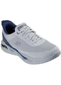 Slip-On Sneaker Skechers "ARCH FIT ORVAN-KINCADE" Gr. 43, grau (hellgrau) Herren Schuhe Trainingsschuh, Schnürschuh, Schlupfschuh mit Memory Foam