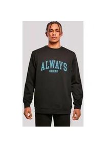 Sweatshirt F4NT4STIC "Always Cold Collegiate Cozy Winter" Gr. 4XL, schwarz Herren Sweatshirts Premium Qualität, Christmas Collection