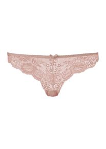 Lascana String violett Gr. 44/46 für Damen. Mit Schleife. Körpernah