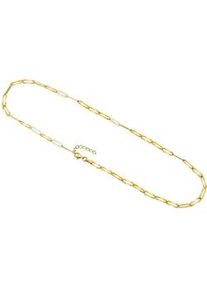 Collierkettchen Vivance "375/- Gelbgold Gliederkette glanz 43,5 cm" Halsketten Gr. 43,5cm, Gold, L: 43,5cm B: 3.5mm, gelb Damen