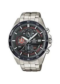 Chronograph Casio EDIFICE "EFR-556DB-1AVUEF" Armbanduhren silberfarben Herren Quarzuhr, Armbanduhr, Herrenuhr, bis 10 bar wasserdicht, Stoppfunktion