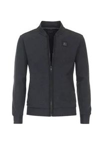 Sweatjacke Casamoda "Casamoda uni" Gr. L, blau (dunkelblau) Herren Sweatjacken