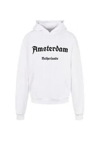 Kapuzensweatshirt Merchcode "Merchcode Herren Amsterdam Ultra Heavy Hoody" Gr. 4XL, weiß Herren Sweatshirts