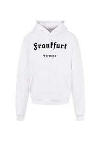 Kapuzensweatshirt Merchcode "Merchcode Herren Frankfurt Ultra Heavy Hoody" Gr. 4XL, weiß Herren Sweatshirts