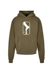 Kapuzensweatshirt Merchcode "Merchcode Herren Layla Dance X Heavy Hoody" Gr. XL, grün (olive) Herren Sweatshirts