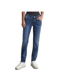 Marc O'Polo Slim-fit-Jeans MARC O'POLO DENIM "aus Organic Cotton-Stretch" Gr. 25, Länge 30, blau Damen Jeans