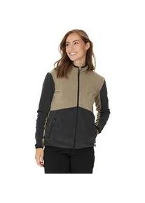 Fleecejacke WHISTLER "Greyson" Gr. 46, schwarz (schwarz, beige) Damen Jacken in bequemer und atmungsaktiver Qualität