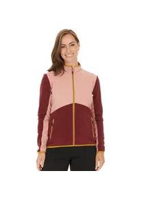 Fleecejacke WHISTLER "Greyson" Gr. 44, beige (beige, rot) Damen Jacken in bequemer und atmungsaktiver Qualität