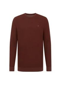 Sweater Mustang "Strickpullover" Gr. L, rot (dunkelrot) Herren Sweatshirts