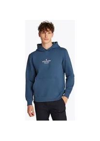 Hoodie Tommy Hilfiger Gr. XXL, blau (aegean sea) Herren Sweatshirts mit Logodruck