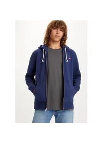 Levi's Kapuzensweatjacke LEVI'S "NEW ORIGINAL ZIP UP" Gr. L, blau (naval academy) Herren Sweatjacken