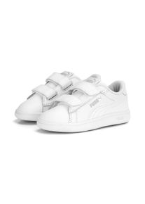 Puma Kinder Sneaker "Smash 3.0 Leather V Sneakers Kinder", Gr. 22, weiß, Obermaterial: Leder; Futter: Textil; Innensohle: Textil; Laufsohle: Gummi,