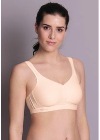 Anita active Damen Sport-BH, Gr. 85, rosa, Stoff, Obermaterial: 62% Polyamid, 21% Polyester, 17% Elasthan, unifarben, clean, matt, Mesh, Basic, BHs,