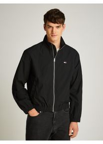 Tommy Jeans Herren Bomberjacke "TJM ESSENTIAL JACKET EXT", schwarz, casual, Gr. L, unifarben, Web, Obermaterial: 100% Polyamid, Jacken, mit