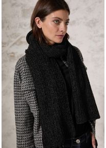 Cecil Damen Schal, schwarz, casual, unifarben, Stoff, 80% Polyester, 20% Polyacryl, Modetücher, softer Materialmix