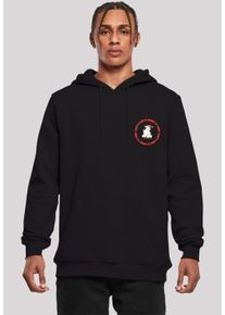 F4NT4STIC Herren Kapuzenpullover "Sansta Paws Christmas Cat Breast", schwarz, casual, Gr. M, Obermaterial: 65% Baumwolle, 35% Polyester, Pullover,