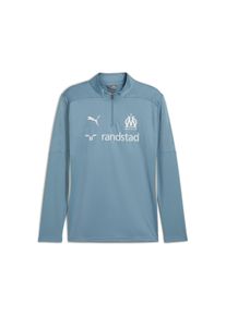 Puma Herren Sweatshirt "Olympique de Marseille Trainingsoberteil Herren", blau, Gr. M, Obermaterial: 100% Polyester; Ärmel: 100% Polyester; Einsatz: