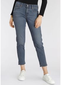 Levi's LEVI'S Damen Boyfriend-Jeans "MID RISE BOYFRIEND", blau, casual, Gr. 27, Denim/Jeans, Obermaterial: 60% Baumwolle, 23% Viskose, 16% Polyester, 1%