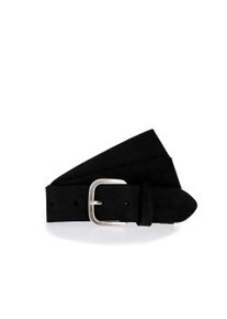 Tamaris Damen Ledergürtel, schwarz, feminin, Gr. 90, Rindsleder, Gürtel, Veloursledergürtel