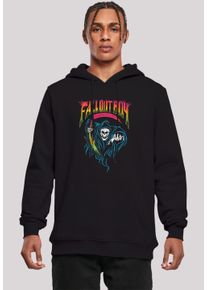 F4NT4STIC Herren Kapuzenpullover "Fall Out Boy Rock And Roll Reaper", schwarz, casual, Gr. XL, Obermaterial: 65% Baumwolle, 35% Polyester, Pullover,