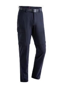Maier Sports Herren Funktionshose "Torid slim zip", blau, Gr. 46, 90% Polyamid, 10% Elasthan, Hosen, Herren Wanderhose, zipp-off Outdoor-Hose, 4