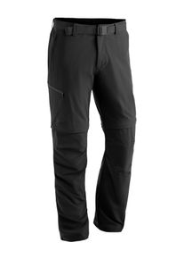 Maier Sports Herren Funktionshose "Tajo 2", schwarz, Gr. 50, 90% Polyamid, 10% Elasthan, Hosen, Herren Wanderhose, zipp-off Outdoor-Hose, 4 Taschen,