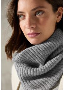 Cecil Damen Loop, grau, casual, unifarben, Stoff, 83% Polyester, 14% Metallpolyester, 3% Elasthan, Modetücher, aus softem Materialmix