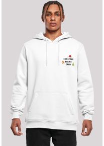 F4NT4STIC Herren Kapuzenpullover "Christmas Baking Crew", weiß, casual, Gr. XS, Obermaterial: 65% Baumwolle, 35% Polyester, Pullover, Premium