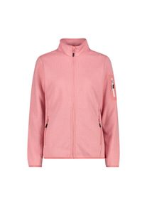 CMP Damen Strickfleecejacke "WOMAN JACKET", rosa, sportlich, Gr. 40, Strick, Fleece, Obermaterial: 55% Polyester, 45% Baumwolle, Jacken