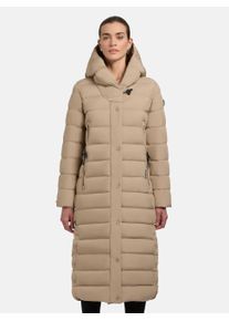 Khujo Damen Steppmantel "Teiva2-YM", beige, modisch, Gr. XS, Obermaterial: 100% Polyester, Futter: 100% Nylon, Wattierung: 100% Polyester, Mäntel,