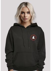F4NT4STIC Damen Kapuzenpullover "Sansta Paws Christmas Cat Breast", schwarz, casual, Gr. 5XL, Obermaterial: 65% Baumwolle, 35% Polyester, Pullover,
