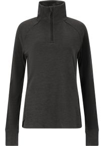 WHISTLER Kinder Fleeceshirt "Kajsa Jr.", schwarz, sportlich, Gr. 164, unifarben, 92% Polyester, 8% Elasthan, Shirts, mit atmungsaktiver und wärmender