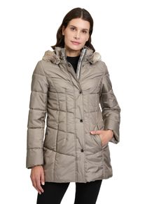 Betty Barclay Damen Outdoorjacke "Betty Barclay Outdoorjacke mit Kapuze", braun, feminin, Gr. 36, Obermaterial: 88% Polyester, 12% Polyamid. Futter: