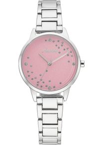 Damen Quarzuhr, silber, ANISTON JEWELRY & WATCHES, Armbanduhren, Armbanduhr, Damenuhr, analog, Glassteine, neue Kollektion