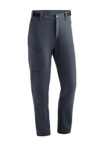 Maier Sports Herren Funktionshose "Foidit M", grau, Gr. 50, 91% Polyester, 9% Elasthan, Hosen, Herren Outdoorhose, warme Winter Wanderhose, Regular