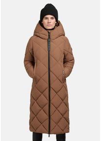 Khujo Damen Steppmantel "Elow-YM", braun, Basic, Gr. S, Obermaterial: 58% Polyester, 42% Polyester (recycelt), Futter: 58% Polyester, 42% Polyester