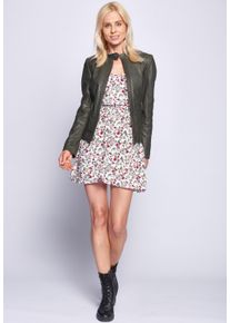 Maze Damen Lederjacke "Marcie", grün, Gr. XXXL, Obermaterial: 100% Lammleder / Futter: 100% Polyester, Jacken