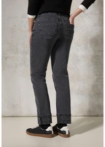Cecil Damen Comfort-fit-Jeans, schwarz, casual, Gr. 32, unifarben, Jeans, 78% Baumwolle, 20% Polyester, 2% Elasthan, Jeans, Middle Waist