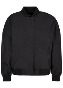 Urban Classics Damen Bomberjacke "Urban Classics Damen", schwarz, casual, Gr. M, unifarben, 100% Polyester, Jacken