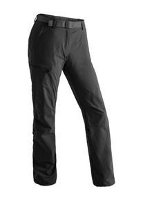 Maier Sports Damen Funktionshose "Lulaka", schwarz, Gr. 21, 90% Polyamid, 10% Elasthan, Hosen, Damen Wanderhose, atmungsaktive Outdoor-Hose mit Roll