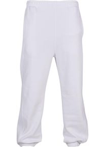 Urban Classics Herren Jogginghose "Urban Classics Herren Sweatpants", weiß, Gr. XXL, unifarben, 65% Baumwolle, 35% Polyester, Hosen